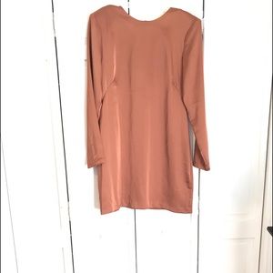 Copper color dress